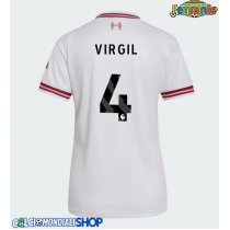 Maglie da calcio Liverpool Virgil van Dijk #4 Seconda Maglia Femminile 2026-27 Manica Corta